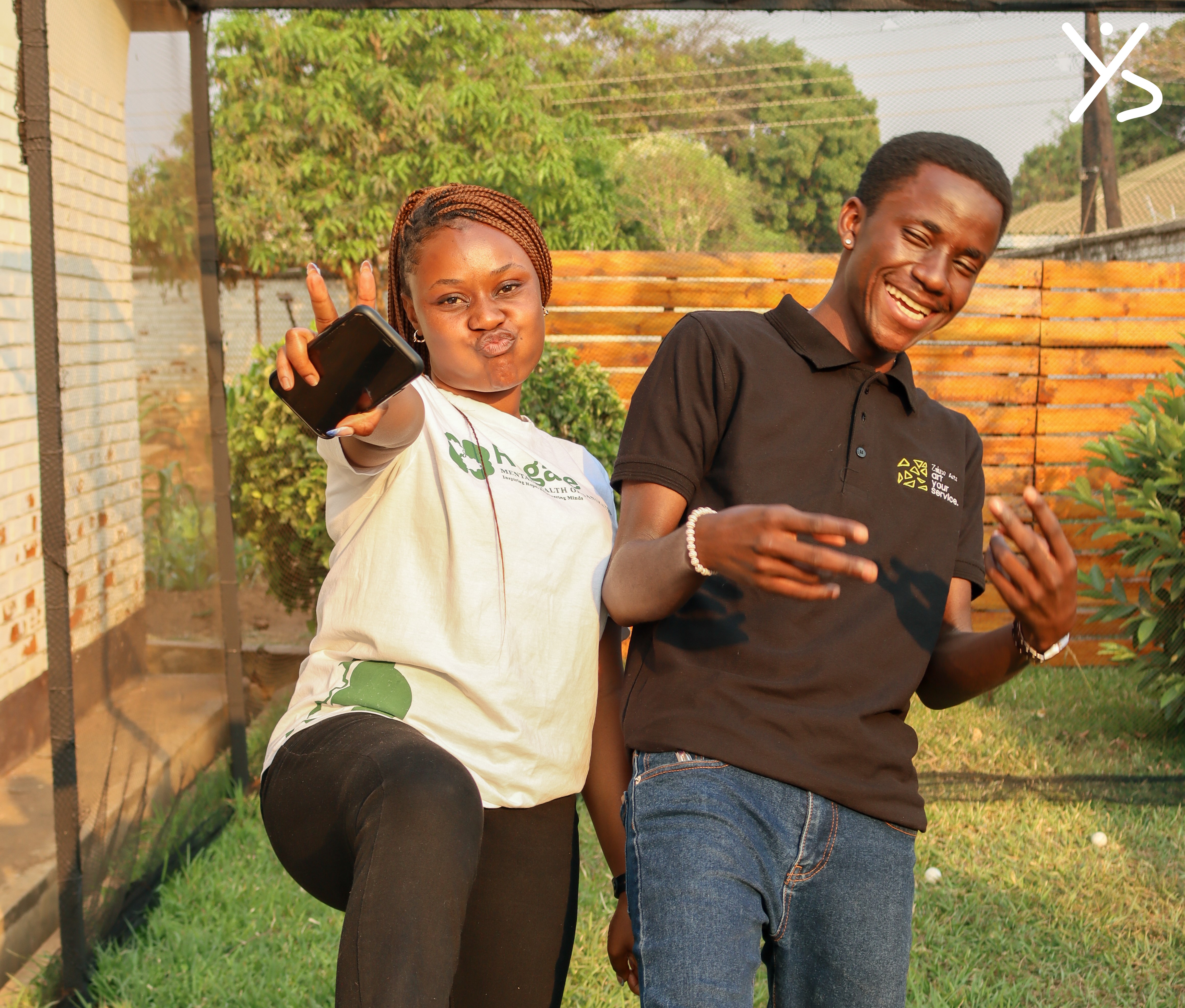 Young people in a creative group activity