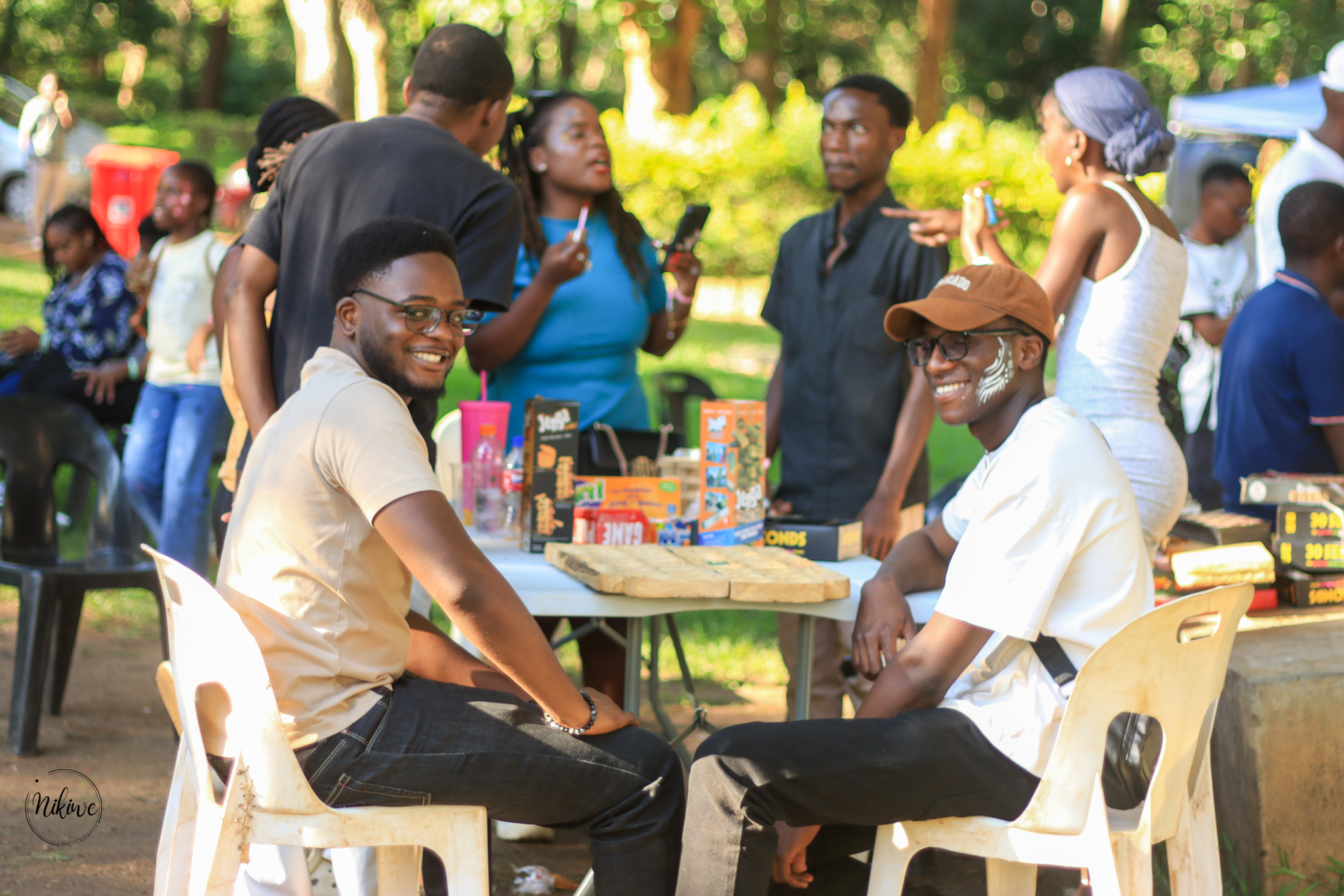 Community members gathered during a Rugare event